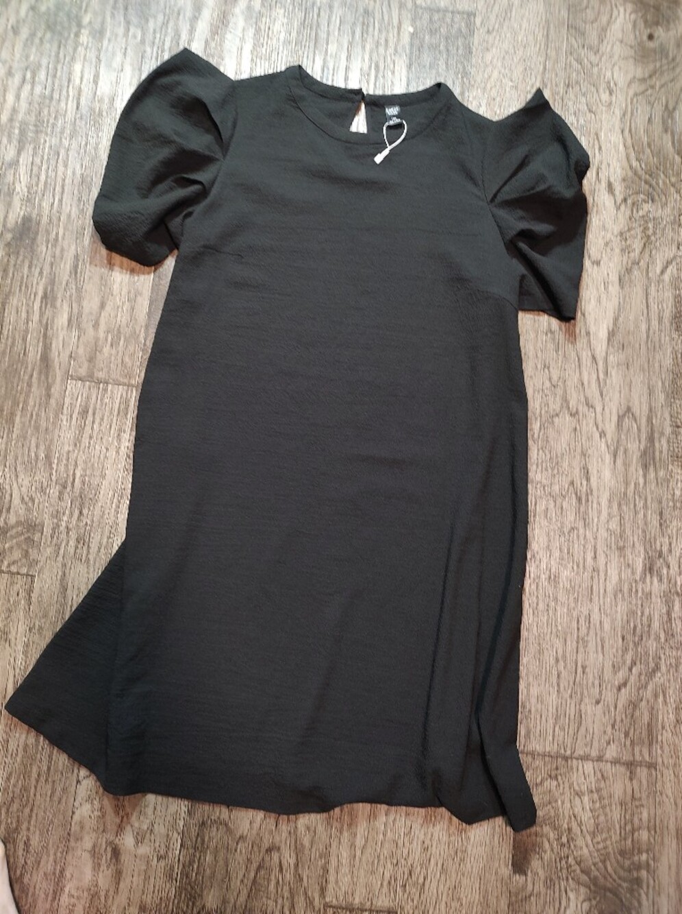Emery Rose Women’s Black Puff Sleeve Dress Size IX Plus Size